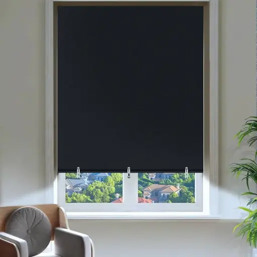 A Totally Shaded Customized Blackout Blind 
